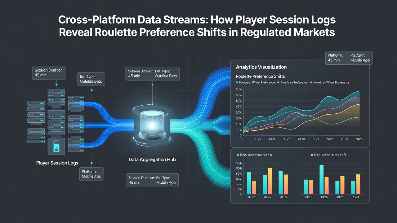 Sitzungsprotokolle analysieren Roulette-Präferenzen über verschiedene Geräte