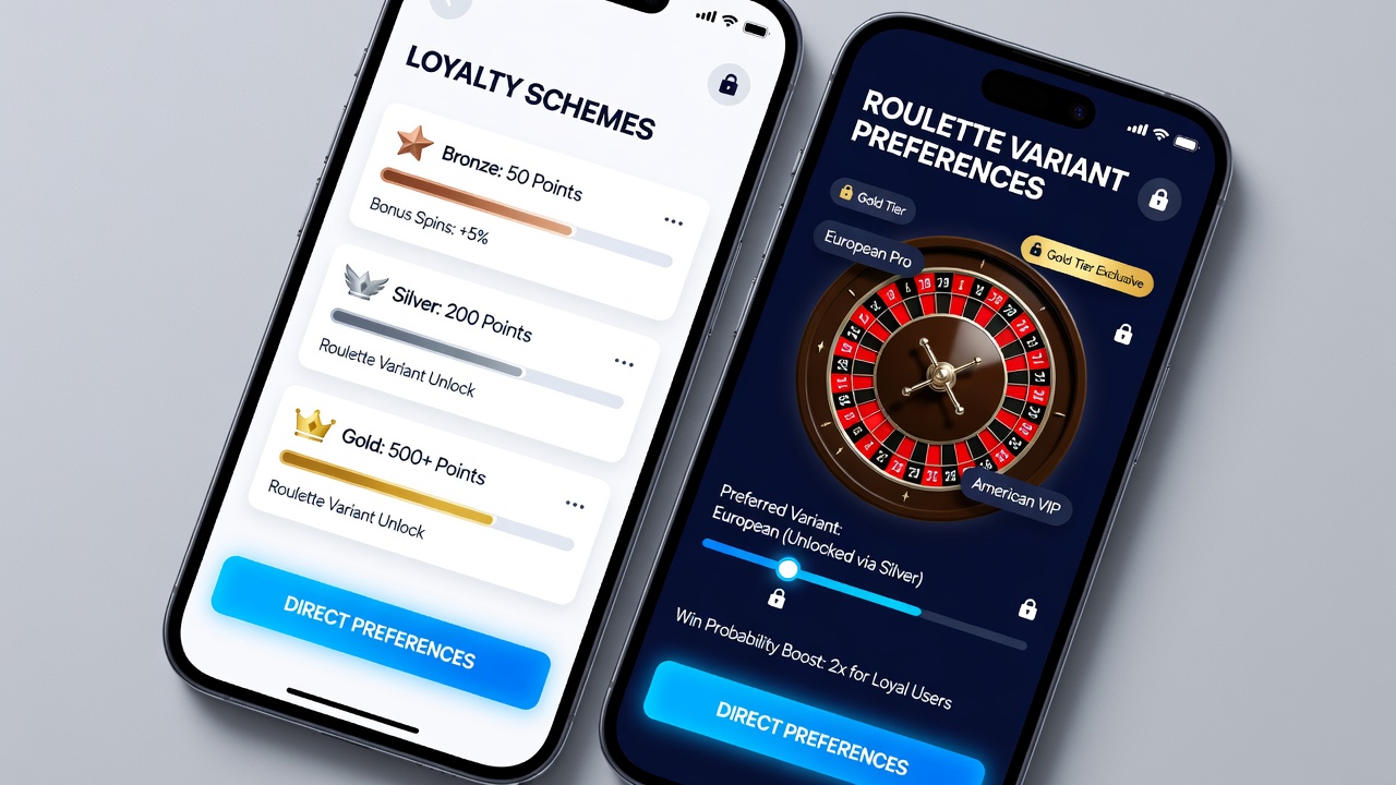 Analyse mobiler Roulette-Schnittstellen mit Loyalty-Integration