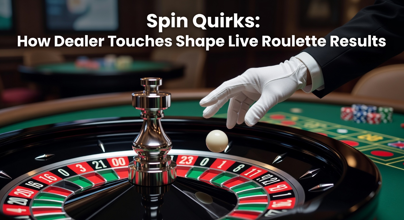 Dealer spinnt das Roulette-Rad in einem Live-Casino und setzt den Ball präzise ein, während Spieler die Rotation beobachten